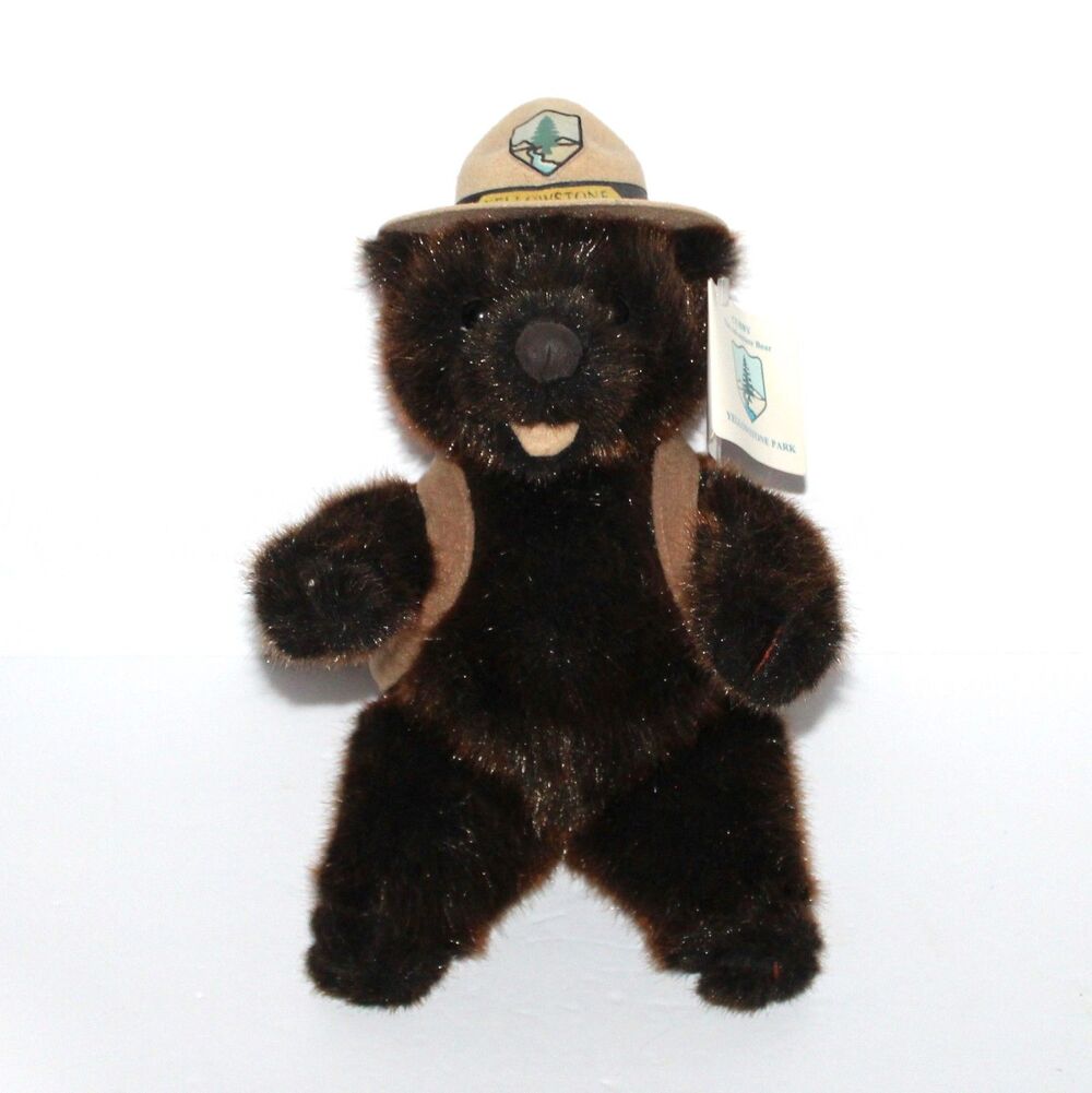 Vtg Yellowstone National Park Plush Bear Cubby Special Edition Hamilton Stores
